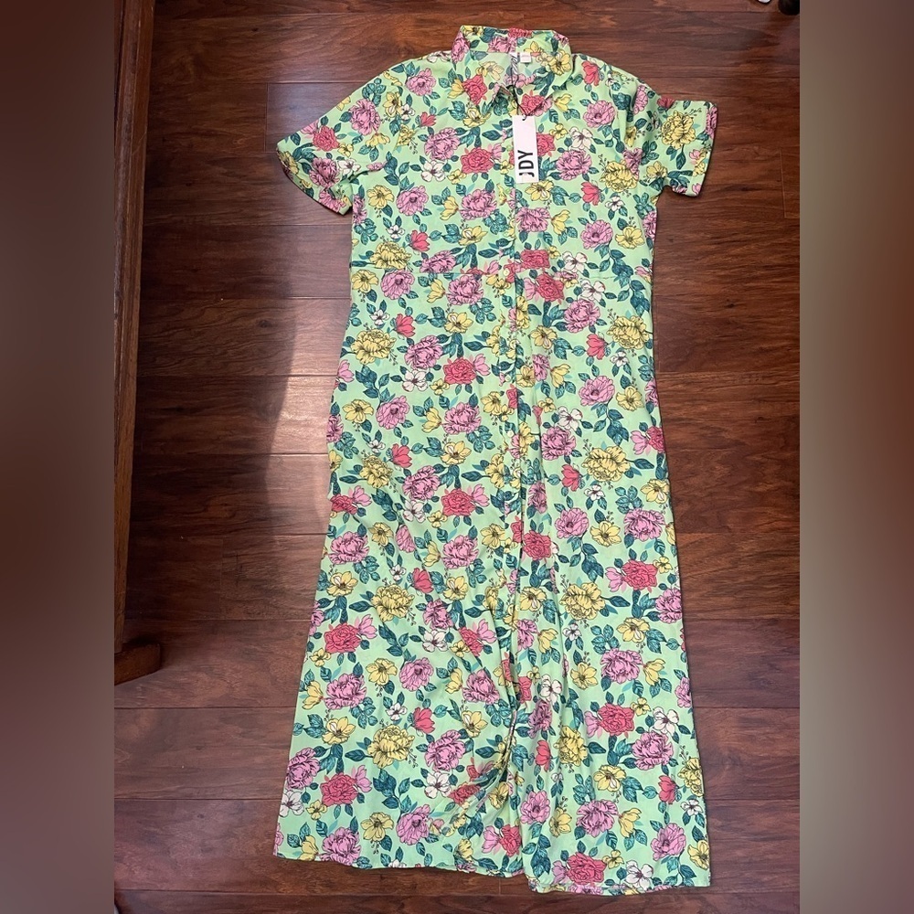 NWT JDY Floral Maxi Dress Size M